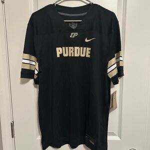 Nike Purdue Black and Gold Men's Jersey